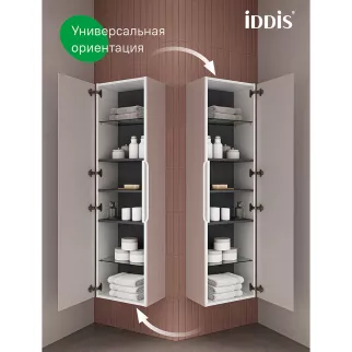 Пенал IDDIS Клауд Икс 40 см подвесной белый