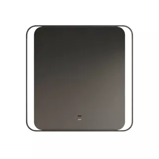 Зеркало Silver Mirrors Позитано 80х80 см с подсветкой черная рамка