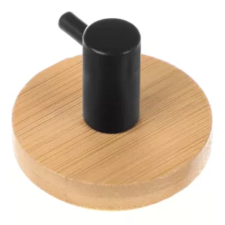 Крючок одинарный FLUMEN Bamboo двухсторонний скотч бамбук, черный
