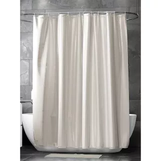 Штора для ванной BATH PLUS Super big 280х200 см текстиль серая