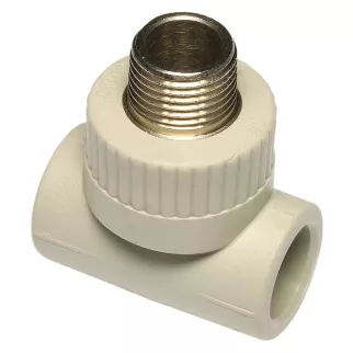 Тройник для труб EKOPLASTIK PP-R d25x1/2" РH