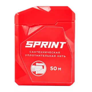 Нить сантехническая для герметизации резьбовых соединений 50 м SPRINT