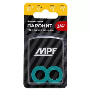 Прокладка MASTERPROF паронитовая 3/4" 2 шт