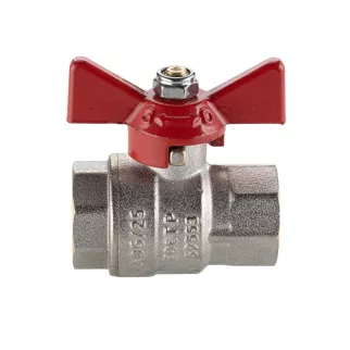 Кран шаровой 1/2'' РВ-РВ бабочка ГОСТ VALTEC