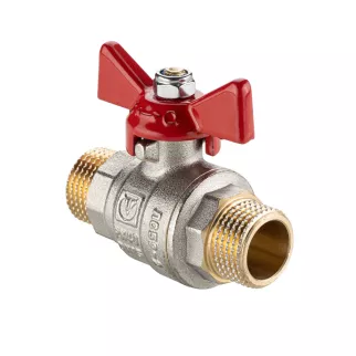 Кран шаровой 1/2'' РН-РН бабочка ГОСТ VALTEC