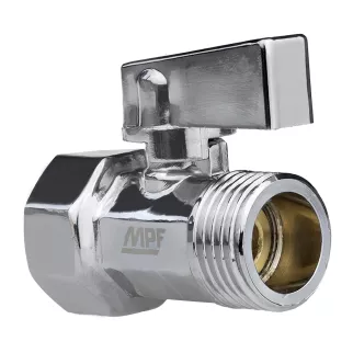 Кран-мини 1/2" РВ-РН хром латунь MASTERPROF