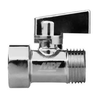 Кран-мини 1/2" РВ-РН хром латунь MASTERPROF