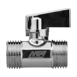 Кран-мини 1/2" РН-РН хром латунь MASTERPROF