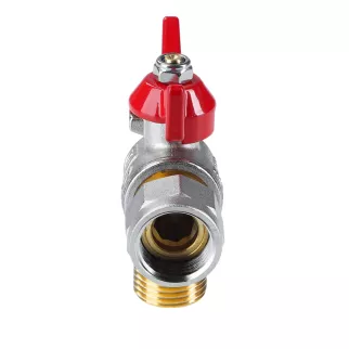 Кран шаровый угловой 1/2'' РВ-РН с накидной гайкой VALTEC