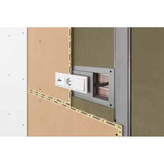 Подрозетник звукоизоляционный 4 секции 334x115x36 мм S-BOX SoundGuard