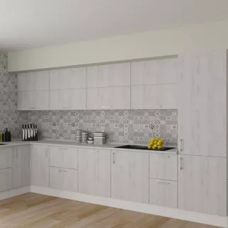 Фасад 916х296 мм Дуб крафт белый