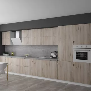 Фасад 1316х596 мм Дуб крафт серый