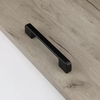 Ручка-скоба мебельная L4.009 C=128 мм черная