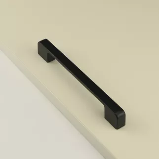 Ручка-скоба мебельная L4.009 C=160 мм черная