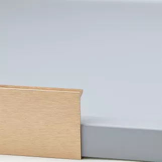 Ручка торцевая мебельная HEXI C=192 мм L=225 мм цвет золото брашированное