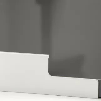 Ручка торцевая мебельная LIND C=320 мм алюминий