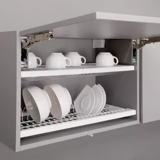 Сушка для посуды в базу 600 мм белая TWIST LEMAX prof