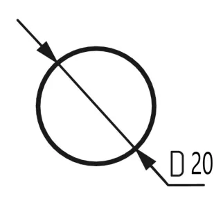 Заглушка мебельная самоклеящаяся D20 белый 24 шт