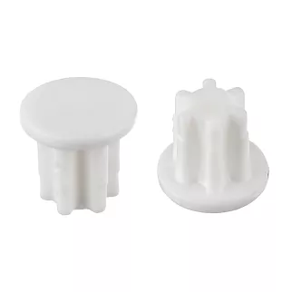 Заглушки мебельные на отверстие D5 мм белые 50 шт