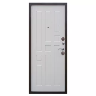 Дверь входная металлическая Гарда белый ясень 2050х860х60 мм правая