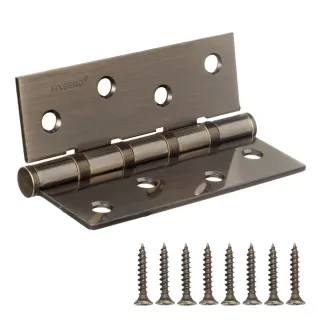 Петля врезная универсальная FIXBERG 100х75х2,5 мм бронза