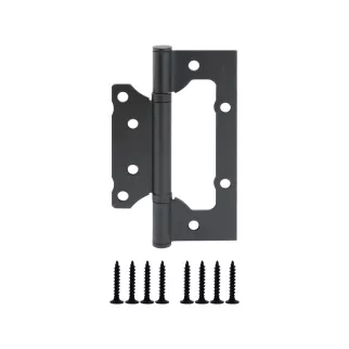 Петля без врезки FIXBERG 2BB 125х75х2,5 мм черная