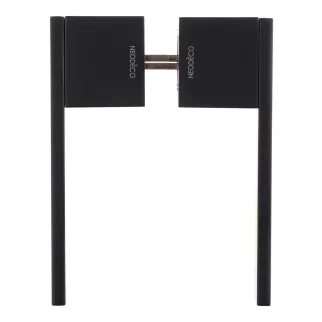 Дверные ручки 48х28 мм черные Lokker Ultramarine Z