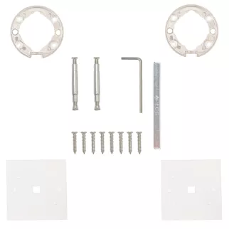 Дверные накладки с заверткой APECS Ultra WC-6020-NISM матовый никель