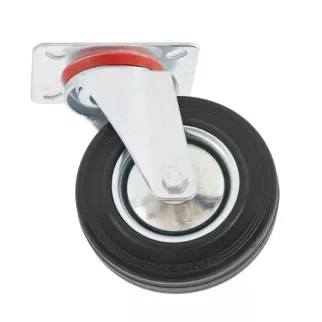 Колесо d160 мм на площадке поворотное черное Ликчел