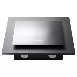 Вытяжка наклонная черная 60 см HOLBERG Delta 600TBL 500 м3/ч