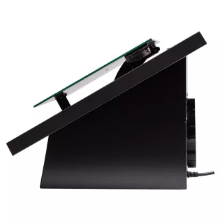 Вытяжка наклонная черная 60 см HOLBERG Delta 600TBL 500 м3/ч