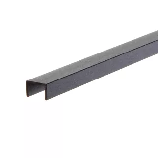 Профиль стартовый для стеновой панели 6 мм черный