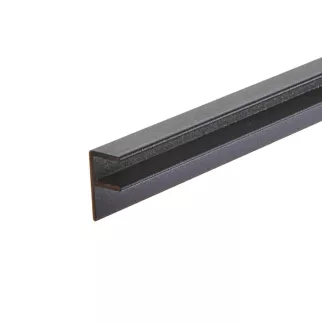 Профиль угловой для стеновой панели 6 мм черный