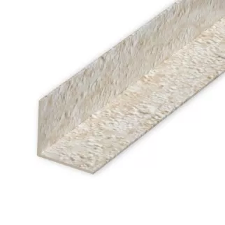 Угол ПВХ универсальный ламинированный Травентино бежевый 3000х45 мм