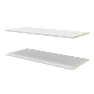 Полки модульного шкафа elemento 2 шт 100 см белые