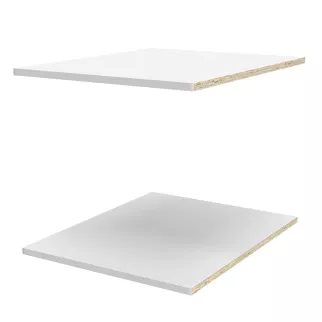 Полки модульного шкафа elemento 2 шт 50 см белые