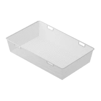 Корзина мелкосетчатая Ш100 см 893х555х185 мм белая Larvij