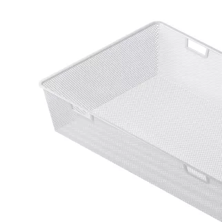 Корзина мелкосетчатая Ш100 см 893х555х185 мм белая Larvij