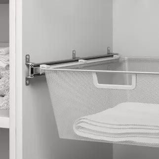 Корзина мелкосетчатая Ш100 см 893х555х185 мм белая Larvij