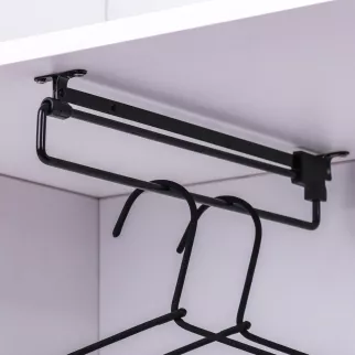 Штанга выдвижная 350 мм черная Larvij