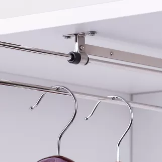 Штанга выдвижная 350 мм никель Larvij