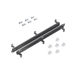 Направляющая телескопическая 550 мм металл/белый Larvij