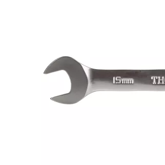 Гаечный ключ комбинированный 15 мм трещоточный THORVIK