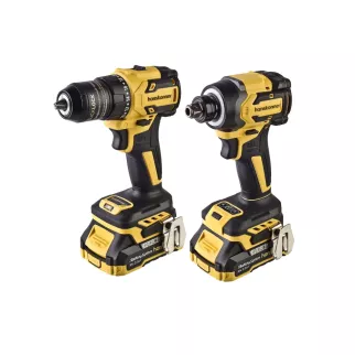 НАБОР Hanskonner HANSKIT2 18В Шуруповерт HCD2065C 60 Нм + Винтоверт HCD20280BLW 280 Нм 2х2,0 Ач