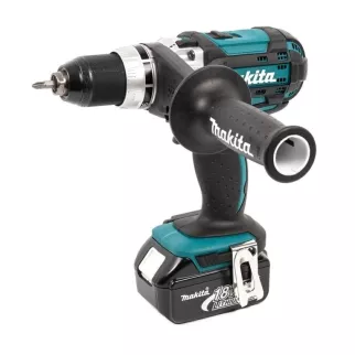 Шуруповерт аккумуляторный ударный 18 В 2х3,0 Ач 80 Нм Makita LXT DHP451RFE