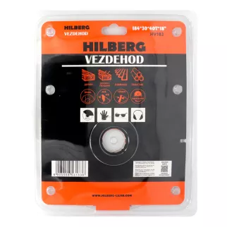 Пильный диск по дереву 184х30 мм 40 зубьев Hilberg Vezdehod