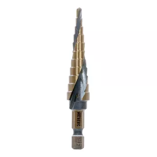 Сверло ступенчатое 3-13 мм HSS-CO Hex 1/4 Hilberg