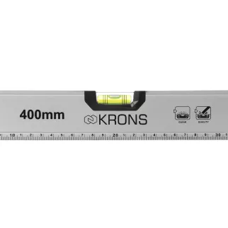 Уровень магнитный 40 см с линейкой 3 глазка KRONS
