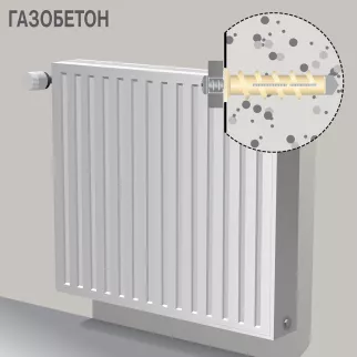 Дюбель для газосиликата 14х70 мм 10 шт ЕВРОПАРТНЕР PBT10