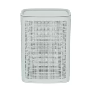 Корзина для белья Лён 43х32,1х60 см 75 л серая
